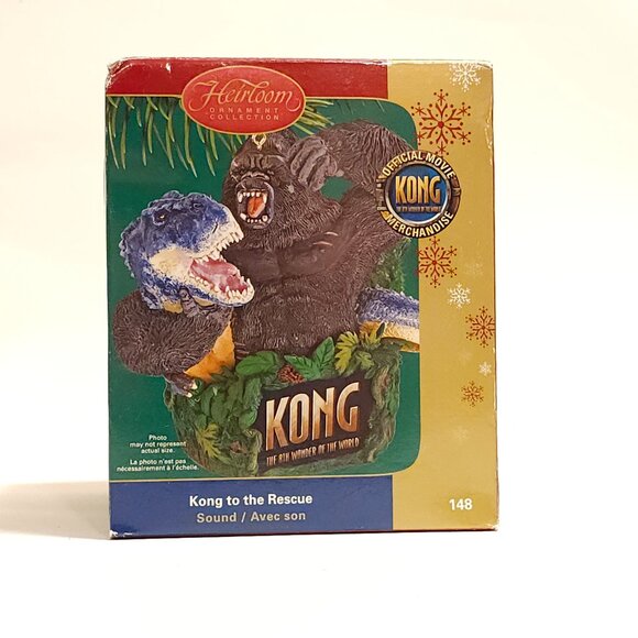 2006 Carlton Cards "Kong to the Rescue" Christmas ornament KING KONG ORNAMENT - Picture 12 of 12
